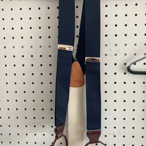 Vintage Brooks Brothers Blue Suspenders